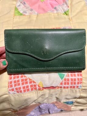 Portland leather goods  Continental Wallet - Cowboy mint